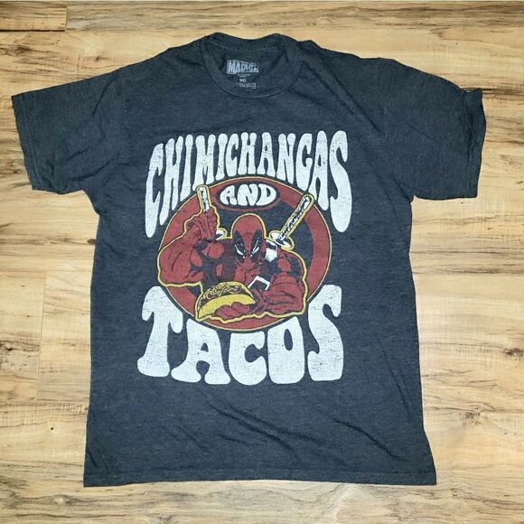 Marvel | Deadpool Chimichangas & Tacos Tee - Picture 1 of 3
